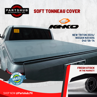 KEKO SOFT TONNEAU COVER KC050FX (NEW TRITON 2024/NAVARA D40 '08-'14 W/O Rollbar)