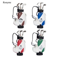 Ronyme Golf Pen Holder for Desk Desk Decor Unique Clock Great Gift Pens Set Gadgets Golf Gifts for M
