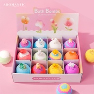 Aromantic Bath Ball For Kids With Suprise Toy Bubble Bath Bomb Gift Set Idea 60G x 12Pcs