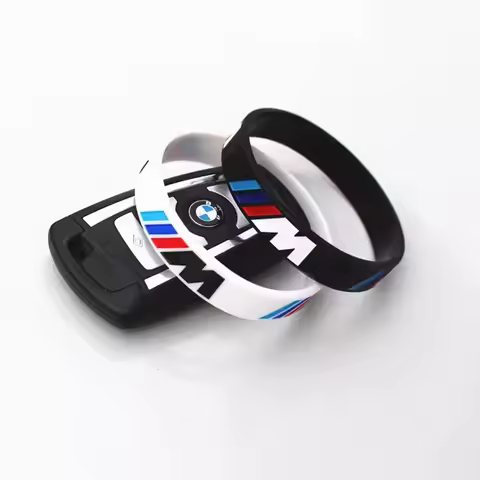 1/2 Pcs Rubber Bracelet Sports Hand Chain Keychain For BMW M X1 X2 X3 X5 X4 X6 X7 G30 G20 G32 G11 G1