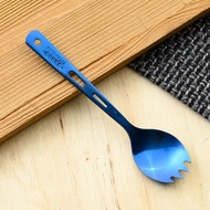【美國 Vargo】 Titanium Spork 經典純鈦湯叉 紫色 #T209
