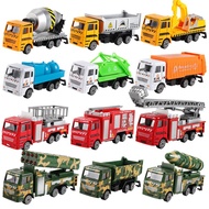 Truck Toys Lori Mainan Lorry Toys Garbage Truck Toys for Boys Construction Toy Vehicle Alloy Pull Ba