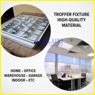 ◺ ❈ ✲ T8 Louver Housing High Quality with or without LED Tube Light / Recessed & Mounted