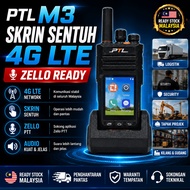 PTL M3 4G LTE Zello Walkie Talkie | Skrin Sentuh Touch Screen | PTT Network Radio | Single SIM Malay