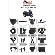 (Y16 v1 v2)(Carbon) Cover inner set cover set carbon (VISS) yamaha y16 y16zr full set carbon