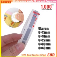 1000pcs Scratch Off Label Rub Sticker Cover Rub Pin Label Sticker Scratch Sticker