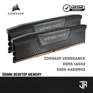 CORSAIR VENGEANCE DDR5 16*2 5200-6400MHZ - INTEL + RYZEN EXPO Black/Grey/White (LIMITED LIFETIME WAR