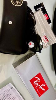 Brand new Ray ban sunglasses雷朋太陽眼鏡黑超