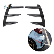 Carbon Fiber Rear Bumper Lip Spoiler Canards Vents for Mercedes Benz W176 A200 A250 A45 AMG Car Acce
