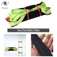 [Fenteer] Escape Rope Ladder Soft Fire Ladder Rope Evacuation Outdoor Portable Escape Ladder Reusabl