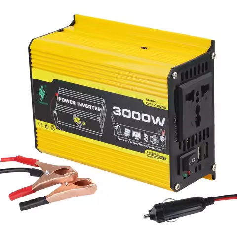 Outlets AC Socket EU Plug Car Inverter 4.2A USB Chargers Power Adapter QC 3.0 DC 12V to AC 220V Conv