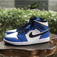 NIKE AIR JORDAN 1 MID SIGNAL BLUE US 12 BNIB HOOPS POINT