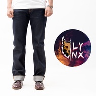 EARTHY GENOVA - Denim NON SELVEDGE LYNX 15 Oz Sanforized Men's Raw Jeans Slim Straight Cut Super Dee