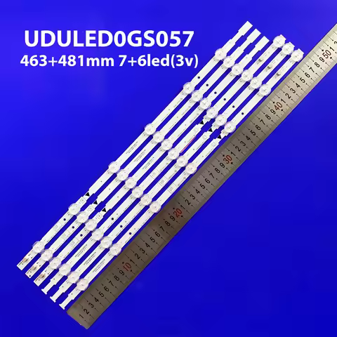 New 6pcs/Kit LED Strip For UDULED0GS056 UDULED0GS057 50W6S1P 50W7S1P LF503EM7F FW50D36F INNOTEK 50IN