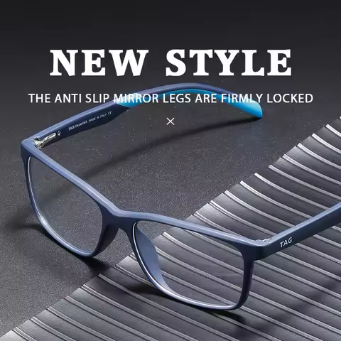 Eyeglass Frame TAG Hezekiah Glasses Frame Men TH555 Brand Fashion Eyeglass Retro TR90 spectacle Wome