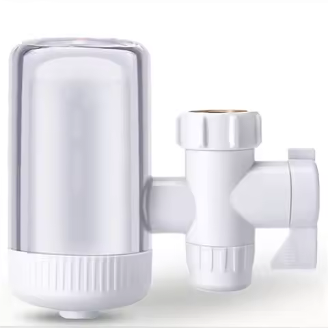 6Pcs Faucet Water Purifier Filter Elements Water Filter Pitcher Remove Fluoride, Lead, Microplastics