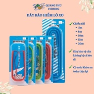 XO Fishing rod safety rope, fishing rod, fishing rod protection rope with spring 5m, 8m, 10m, 15m, 2