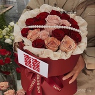 Proposal Collar Certificate Bouquet Soap Flower Simulation Flower Rose Finished Ornaments Bouquet Ph