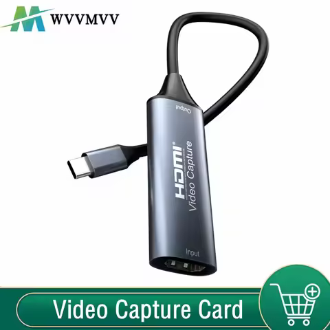 HDMI to USB 2.0 3.0 USB-C Video Grabber Box 4K 30Hz HDMI Video Capture Card For Macbook PS4 PC Game 