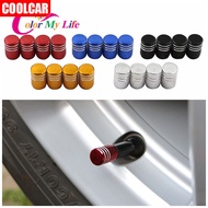 Color My Life 4Pcs/Set Aluminum Alloy Metal Car Wheel Tire Valve Caps Stem for Nissan X-trail Xtrail T32 2014 - 2020 Accessories