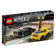 LEGO Speed Champions 75893 2018 Dodge Challenger SRT Demon and 1970 Dodge Charger R/T