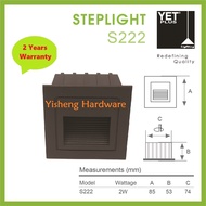 Yetplus S222 Step Light 2W (Warm White) Staircase light - 2 years warranty
