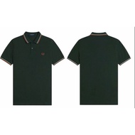 Fred Perry Blue TippedORANGE Night GreenPOLO Original T-Shirt/ Fred Perry AuthenticPOLO