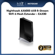 NETGEAR Nighthawk AX6000 AX8 8-Stream WiFi 6 Mesh Extender - EAX80【2 Years Warranty by NETGEAR】