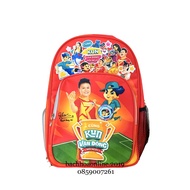 Balo Kun Balo hoodie Kun hàng chính hãng có mũ ngăn đựng giày tặng kèm túi nhựa dẻo chống nước)