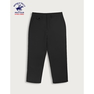 Beverly Hills Polo Club Women’s Straight Twill Pants with Leather Belt in Khaki,Black & Ecru LV2039