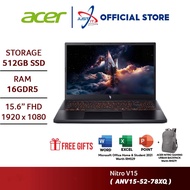 ACER NITRO V15 ANV15-52-78XQ 15.6" GAMING LAPTOP ( I7-13620H 16GD4 512SSD / 15.6" FHD / RTX5050 8GDR