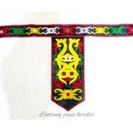 Dayak tongue belt embroidered with dayak kalimantan