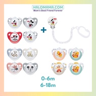 NUK: Disney Set (Pacifier+Chain)/ Disney (Mickey+Mickey)/(Mickey+Minnie)/Disney(Pooh+Pooh)/(Tiger/Po