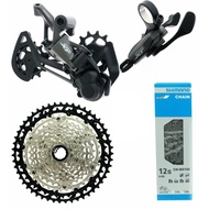 Shimano Deore XT M8100 1x12-Speed Mountain Bike Shift Lever/Rear Shift/Flywheel/Chain Kit 4-Piece Set