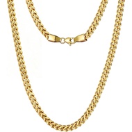 Stainless Steel 14K Gold/Silver Box Chain for Men,3/4/5MM Necklace Chain for Men Women,Birthday Jewe
