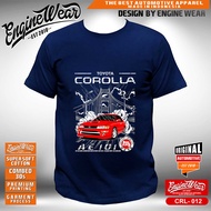 Kaos great corolla AE101 tshirt greco baju mobil toyota corolla AE 101 kaos otomotif mobil greco CRL