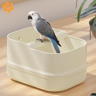 [utruiut0k] Parrot Training Perch PP Material Bird Desktop Stand Bird Game Station Easy Clean for Bi