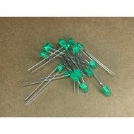 10 Pcs / SEL2410G Sanken Vf 2V 10mA 3mm Green led Bulb