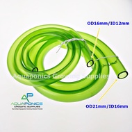 Aquarium Water Hose 21/16mm 16/12mm 1 meter long Green Multipurpose Garden Water Hose Canister Exter