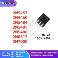 20Pcs/lot 2N5457 2N5460 2N5484 2N5485 2N5486 2N7000 2N6517 TO-92 Through-hole transistor Best qualit