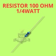 10 PCS Resistor 100 Ohm 1/ 4 Watt Electronic Circuit Components PCB DIY