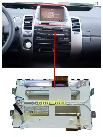 Original LTA070B512F LCD Display with touch digitizer 7" Car DVD Panel For Lexus IS/ES navigation au