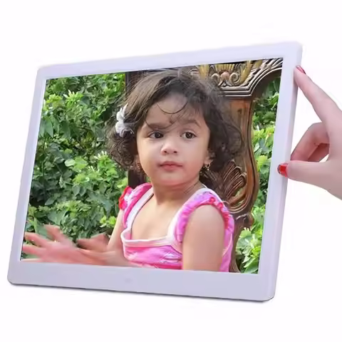Digital Photo Frame 12.1-inch 1280 * 800 USB/SD Video, Music, Black/White Horizontal/Vertical Digita