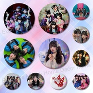 Horror Queen P-Phantom S-Siita Badges Round Nijigen Otaku Culture IP peripheral products 58mm 44mm 3