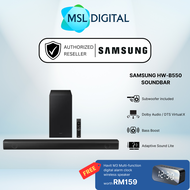 [Ready Stock] Samsung B550 Soundbar / Dolby ATMOS / Tap Sound / Smart App / HW-B550/XM - Free Havit 