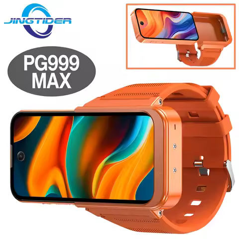 PG999 Max 3.97" Detachable HD Large Screen 4G Smart Watch Phone Android 12 MTK6762 Octa Core 4GB Ram