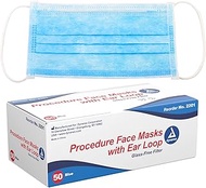 Dynarex 2201 Medical Surgical Face Masks (Pack of 50)