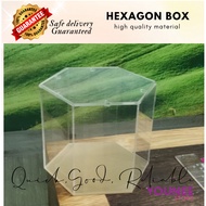 HeXAGON BOX / ACRYLIC BOX HeXAGON SHAPE/ KOTAK SEGI ENAM