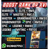 MLBB BOOSTING SERVICE | JOKI MOBILE LEGEND | BOOSTING ML RANK