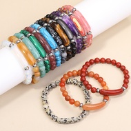 Ready Stock Ready Stock Shipping Accessories Natural Bridge Bracelet Crystal Agate Hand Curved Brace